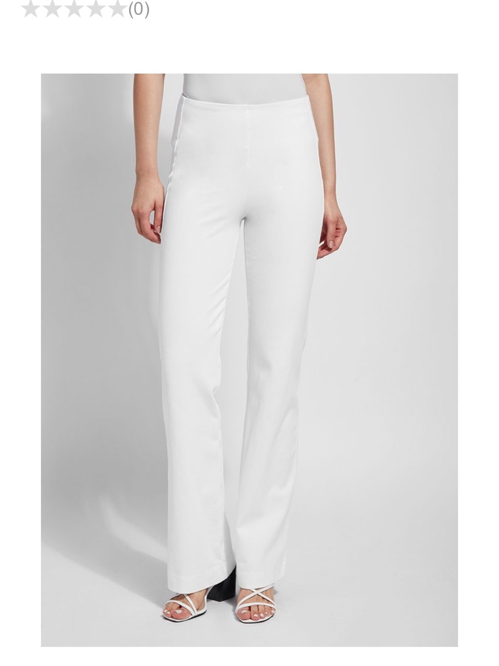 LYSSE White Women’s Pants with Neon Size Tab Sz. Small